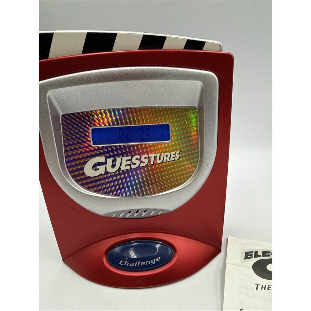Guesstures Electronic Handheld Game TESTED WORKS Hasbro 2005 Charades